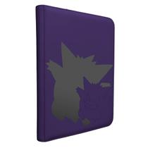 Álbum Ultra Pro PRO Binder com Zíper e 9 Bolsos Gengar Álbum Ultra Pro PRO Binder com Zíper e 9 Bolsos Gengar