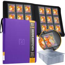 Álbum X PRO para Toploaders Capacidad para 252 Toploaders 20 Toploaders INCLUÍDOS Álbum sin Argollas con Bolsillos Doble Cara de 9 Compartimentos Álbum para Toploaders para TCG, Esportes Armazenamento Premium para Toploaders Álbum X PRO para Toploaders Capacidad para 252 Toploaders 20 Toploaders INCLUÍDOS Álbum sin Argollas con Bolsillos Doble Cara de 9 Compartimentos Álbum para Toploaders para TCG, Esportes Armazenamento Premium para Toploaders