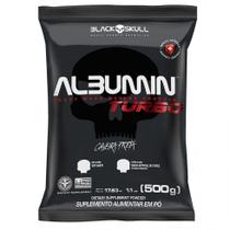 Albumin Turbo Refil (500g) - Sem Sabor - Black Skull