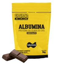 Albumina Em Pó Naturovos 1kg Refil Suplemento Força