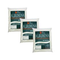 Albumina Pura 1,5 kg - Proteína 80% - Suplemento Integral - Cp Ovos - 3x500g