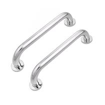 Alça Apoio 30cm Kit 2 uni Inox Banheiro Idoso Deficiente Acessibilidade Cadeirante Alça Apoio 30cm Kit 2 uni Inox Banheiro Idoso Deficiente Acessibilidade Cadeirante