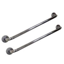 Alça Apoio 50cm Barra Suporte Anti Queda Kit 2 Uni Acessibilidade Cadeirante Pcd Criança Gestante Segurança Box Banheiro Casa