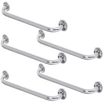 Alça Apoio 60cm Barra Acessivel Kit 5 Uni Acessibilidade Banheiro Escada Criança Idoso Gestante Anti Queda