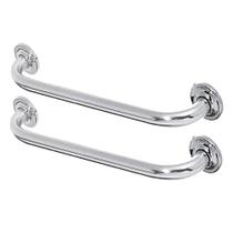 Alça Apoio Banheiro 50cm Kit 2 uni Inox Idoso Cadeirante Acessibilidade Deficiente Alça Apoio Banheiro 50cm Kit 2 uni Inox Idoso Cadeirante Acessibilidade Deficiente