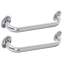 Alça Apoio Barra Kit 2 uni Inox 50cm Banheiro Deficiente Idoso Acessibilidade Cadeirante Alça Apoio Barra Kit 2 uni Inox 50cm Banheiro Deficiente Idoso Acessibilidade Cadeirante