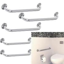 Alça Apoio Barra Segurança 60cm Kit 5 Uni Ajuda Acessibilidade Criança Idoso Gestante