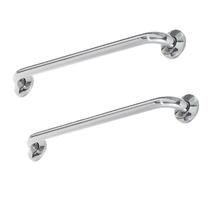 Alça Apoio Inox Kit 2 Uni 40cm Banheiro Cadeirante Idoso Deficiente Acessibilidade Alça Apoio Inox Kit 2 Uni 40cm Banheiro Cadeirante Idoso Deficiente Acessibilidade