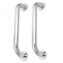 Alça Apoio Kit 2 Uni 30cm Inox Banheiro Deficiente Idoso Cadeirante Acessibilidade