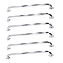 Alça Barra de Apoio Kit 5 Uni 70cm Inox Acessibilidade Deficiente Anti Queda Criança Idoso Gestante Previne Acidente Segurança