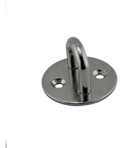 Alça Base Passa Cabo Redonda 5 Mm Em Aço Inox Convés Toldos Alça Base Passa Cabo Redonda 5 Mm Em Aço Inox Convés Toldos