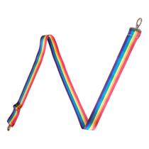 Alça Bolsa Arco Iris Lgpt Tiracolo Transversal Avulsa Shoult Mosquetões e Regulador em Metais Alça Bolsa Arco Iris Lgpt Tiracolo Transversal Avulsa Shoult Mosquetões e Regulador em Metais