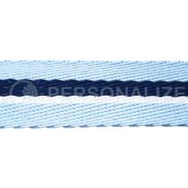 Alça Chic Branca Azul Bebe E Azul Marinho 30 MM 03 Metros