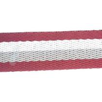 Alça chic cinza bordo e branco 30 mm 03 metros Alça chic cinza bordo e branco 30 mm 03 metros