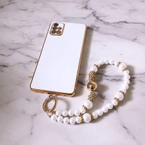 Alça Cordão Celular Em Pérolas Mão Pulso Alça Cordão Celular Em Pérolas Mão Pulso