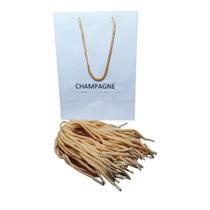 Alça Cordão para Sacolas 5/1 33cm Cor Champagne 200 Unidades