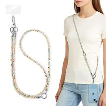 Alça Corporal WOZEAH com Strass de Cristal Multicolorido Destacável Alça Corporal WOZEAH com Strass de Cristal Multicolorido Destacável