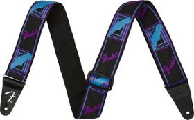 Alça Correia Fender Neon Monogrammed Azul/Roxo 990681305 Alça Correia Fender Neon Monogrammed Azul/Roxo 990681305