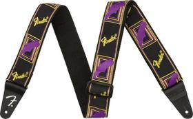Alça Correia Fender Neon Monogrammed Roxo/Amarelo 990681306 Alça Correia Fender Neon Monogrammed Roxo/Amarelo 990681306