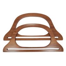 Alça Crochetando em madeira