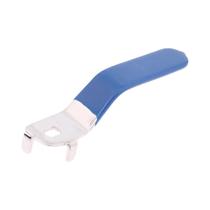 Alça de alavanca de válvula de esfera DN20 com punho de plástico azul, chapeamento de ferro cromado Alça de alavanca de válvula de esfera DN20 com punho de plástico azul, chapeamento de ferro cromado