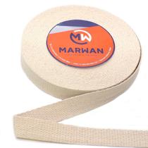 Alça de Algodão Cru Marwan 25mm - 20 Metros