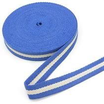 Alça de Algodão Listrado Marwan 33mm - 20 Metros