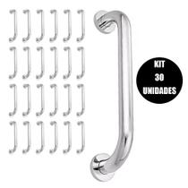 Alça de Apoio 30 cm Kit 30 unidades Barra Inox Cadeirante Deficiente Idoso Acessibilidade Banheiro Alça de Apoio 30 cm Kit 30 unidades Barra Inox Cadeirante Deficiente Idoso Acessibilidade Banheiro