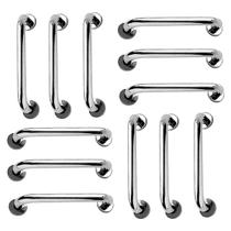 Alça de Apoio 30cm Barra Inox Kit 12 Unidades Segurança Idoso Cadeirante Criança Banheiro Box Corrimao Suporte Segurança Acessibilidade Alça de Apoio 30cm Barra Inox Kit 12 Unidades Segurança Idoso Cadeirante Criança Banheiro Box Corrimao Suporte Segurança Acessibilidade