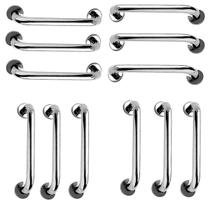 Alça de Apoio 30cm Barra Inox Kit 12 Unidades Suporte Anti Queda Idoso Banheiro Box Corrimao Criança Cadeirante Acessibilidade Segurança Alça de Apoio 30cm Barra Inox Kit 12 Unidades Suporte Anti Queda Idoso Banheiro Box Corrimao Criança Cadeirante Acessibilidade Segurança