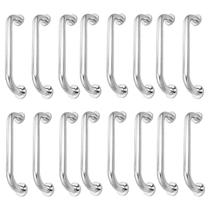 Alça de Apoio 30cm Barra Inox Kit 14 Unidades Idoso Deficiente Acessibilidade Suporte Banheiro Box Segurança