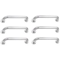 Alça de Apoio 30cm Barra Inox Kit 6 Unidades Idoso Cadeirante Deficiente Box Banheiro Corrimao Segurança Corredor Acessibilidade Suporte Alça de Apoio 30cm Barra Inox Kit 6 Unidades Idoso Cadeirante Deficiente Box Banheiro Corrimao Segurança Corredor Acessibilidade Suporte