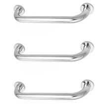 Alça de Apoio 30cm Barra Kit 3 unidades Inox Acessibilidade Cadeirante Deficiente Idoso Banheiro Alça de Apoio 30cm Barra Kit 3 unidades Inox Acessibilidade Cadeirante Deficiente Idoso Banheiro