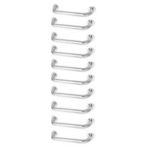 Alça de Apoio 30cm Kit 10 Unidades Barra Inox Idoso Cadeirante Deficiente Banheiro Box Corrimao Acessibilidade
