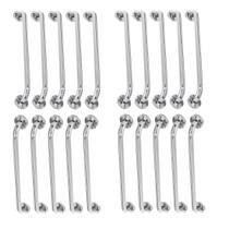 Alça de Apoio 60cm Barra Inox Kit 20 Unidades Acessivel Idoso Gestante Deficiente Banheiro Segurança Box Corrimao Suporte Resistente