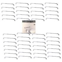 Alça de Apoio 80cm Barra Inox Kit 46 Unidades Segurança Idoso Cadeirante Gestante Acessibilidade Banheiro Box Quarto Corrimao