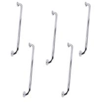Alça de Apoio 80cm Barra Inox Kit 5 Unidades Idoso Cadeirante Deficiente Segurança Acessibilidade Banheiro Box Corrimao Suporte