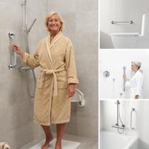 Alça de Apoio Banheiro Inox Reta Barra 50cm Idoso Deficiente Cadeirante Acessibilidade - Franci