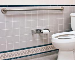 Alça de apoio em metal 80cm