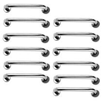 Alça de Apoio Inox Barra 30cm Kit 12 Unidades Acessibilidade Idoso Gestante Cadeirante Criança Banheiro Box Segurança Suporte Anti Queda Alça de Apoio Inox Barra 30cm Kit 12 Unidades Acessibilidade Idoso Gestante Cadeirante Criança Banheiro Box Segurança Suporte Anti Queda