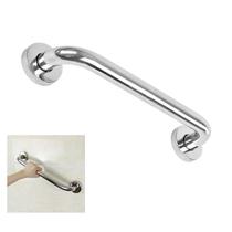 Alça de Apoio Inox Barra 30cm Segurança Idoso Gestante Banheiro Box Parede Suporte Acessibilidade Resistente Corrimao Parede