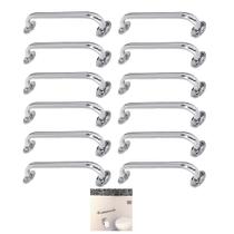 Alça de Apoio Inox Barra 50cm Kit 12 Unidades Banheiro Deficiente Idoso Cadeirante Acessibilidade Suporte Corrimao Segurança - Ralos e Toneiras Alça de Apoio Inox Barra 50cm Kit 12 Unidades Banheiro Deficiente Idoso Cadeirante Acessibilidade Suporte Corrimao Segurança - Ralos e Toneiras