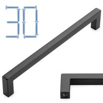 Alça de armário KOOFIZO Solid Black Square Bar 16 cm Alça de armário KOOFIZO Solid Black Square Bar 16 cm
