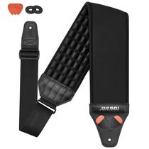 Alça de baixo para guitarra Amumu AIRCELL com 10 cm de largura, ajustável 112-140 cm