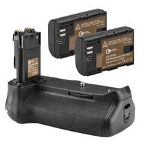 Alça de bateria Green Extreme BG-E16 + pacote com 2 baterias LP-E6/LP-E6/LP-E6N de 2000 mAh de alta capacidade, substituindo a câmera SLR digital Canon EOS 7D Mark II Alça de bateria Green Extreme BG-E16 + pacote com 2 baterias LP-E6/LP-E6/LP-E6N de 2000 mAh de alta capacidade, substituindo a câmera SLR digital Canon EOS 7D Mark II