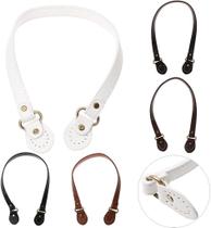 Alça de Bolsa em Couro Branco 66cm