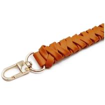 Alça de Bolsa em material sintético com Mosquetão 2.5cm x 31cm Caramelo