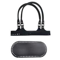 Alça de Bolsa Par com Base de Crochê