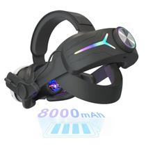 Alça de cabeça com bateria de 8000mAh para Oculus Quest 3/Quest 3S