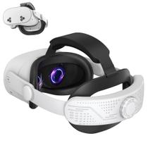 Alça de cabeça confortável VZNEK para Meta Quest 3S ajustável